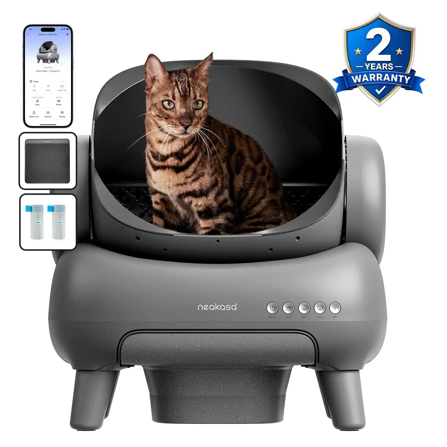 Neakasa自動猫トイレ完全ガイド【2026年】|M1 Plus・Lite比較